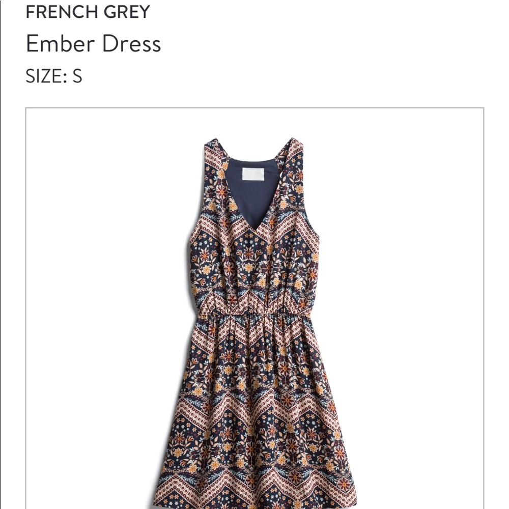 French Grey brand dress